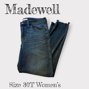 Madewell Women's Straight Leg Jeans - Dark Blue - 30T